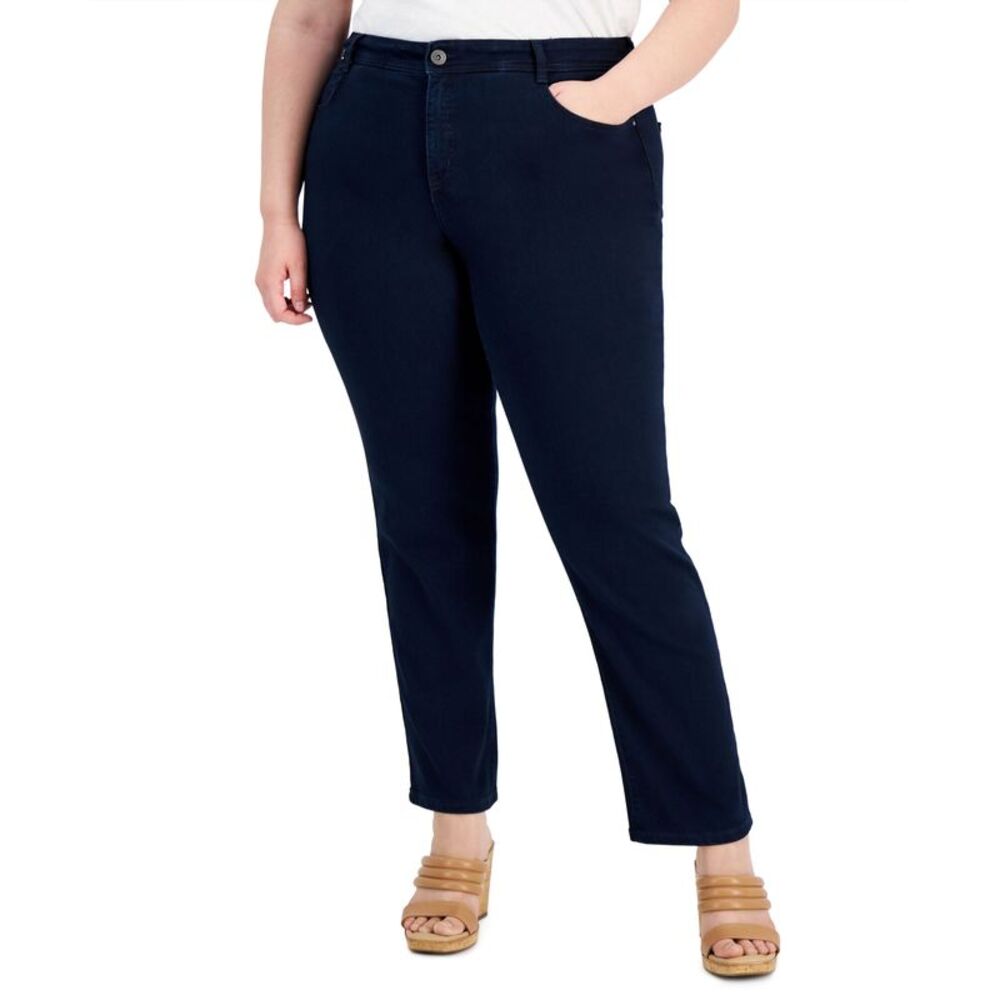 Style & Co Plus Size High Rise Slim Leg Jeans